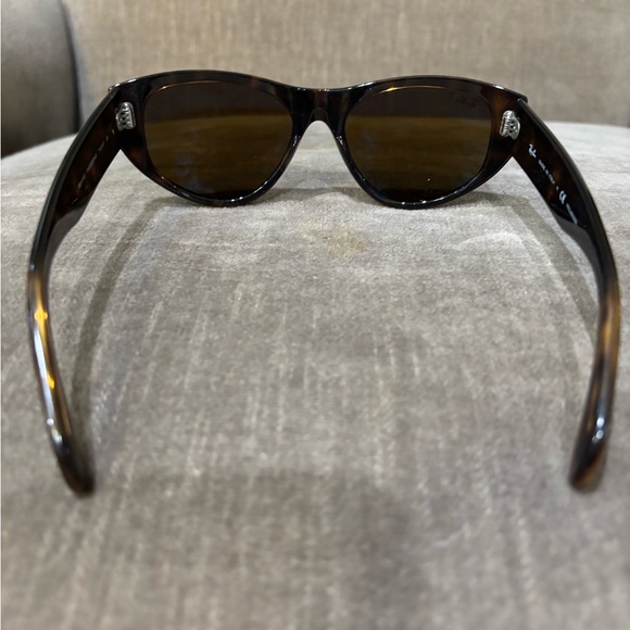 Rare Ray-Ban Black and Brown Cat Eye Sunglasses